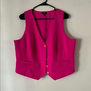 Vibrant Pink Sleeveless Vest